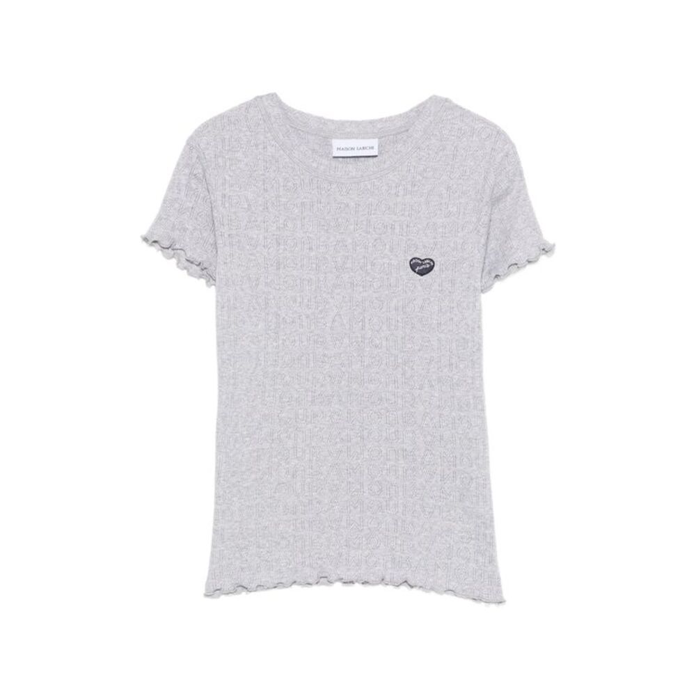 Maison Labiche Grey Tops - T-Shirts & Jerseys Women